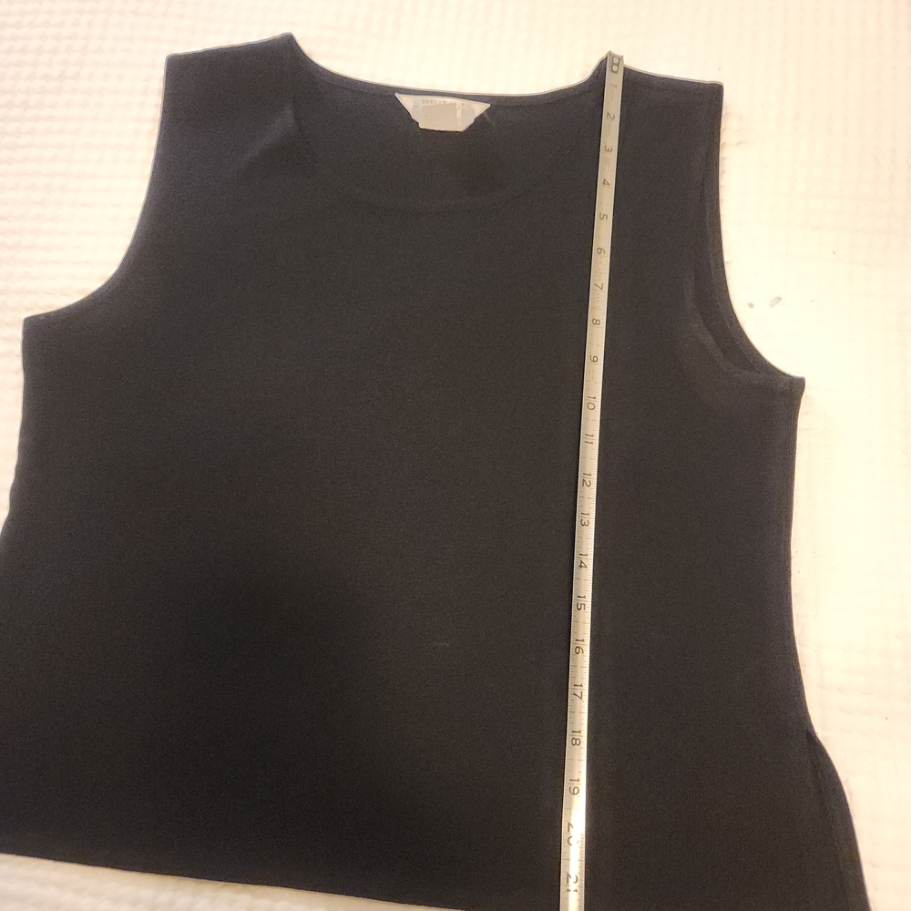 Misook Elegant Black Tank Top - Picture 4 of 5